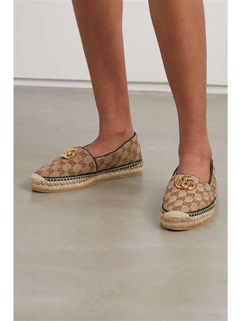 espadrillas gucci beige|farfetch gucci espadrilles.